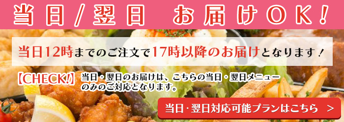 当日・翌日パーティーケータリング